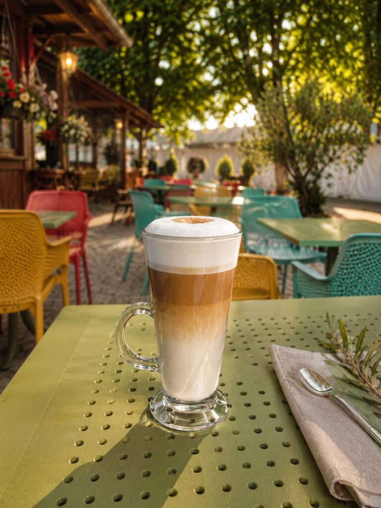 Amigo étterem Balatonlelle Caffe latte